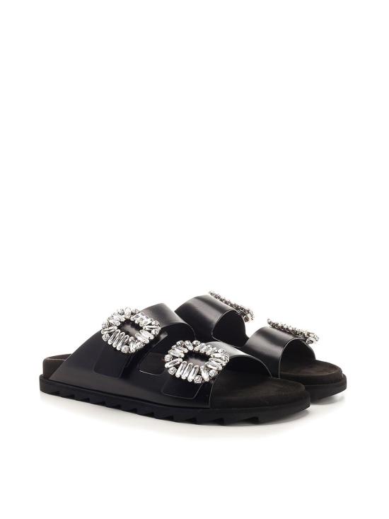 26SS 로저비비에 뮬/슬리퍼 RVW45818820BSSB999 Black - ROGER VIVIER