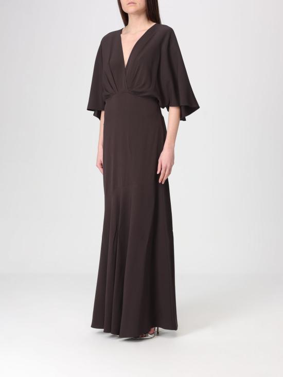 26SS 아뇨나 롱 원피스 TR1105 U5074 M74 Brown - AGNONA