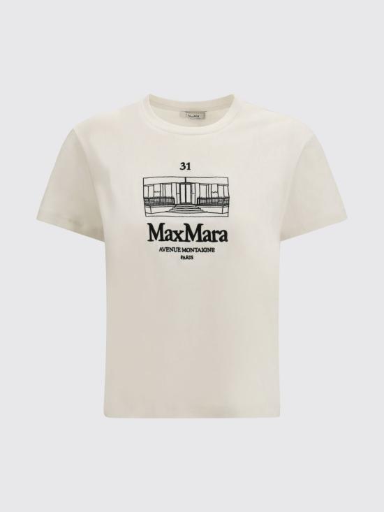 26SS 에스막스마라 반팔 티셔츠 2619971021600 001 Beige - 'S MAX MARA