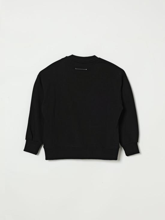 26SS [키즈] MM6 메종마르지엘라 풀오버 M61009MM02X M6900 Black - MM6 MAISON MARGIELA