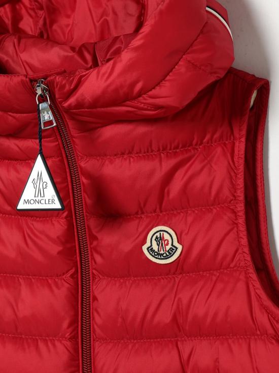26SS [키즈] 몽클레어 베스트 1A00007597YF 457 Red - MONCLER