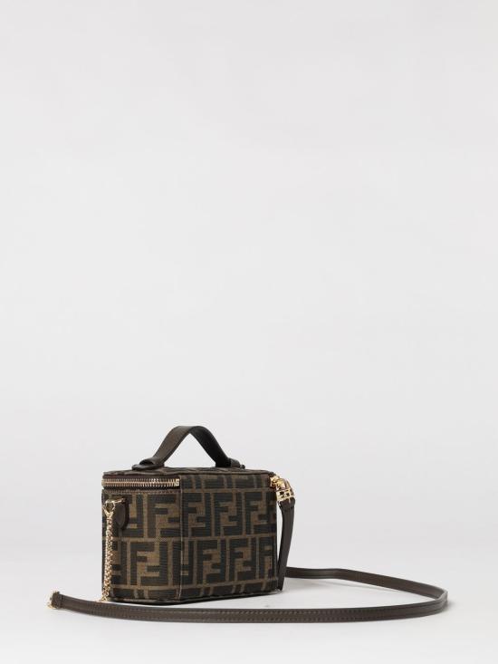 26SS 펜디 배니티 FF 자카드 패브릭 미니백 8BS108AFPM F1GL7 Dark - FENDI