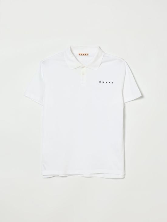 26SS [키즈] 마르니 폴로 셔츠 M01770M00RF 0M100 White