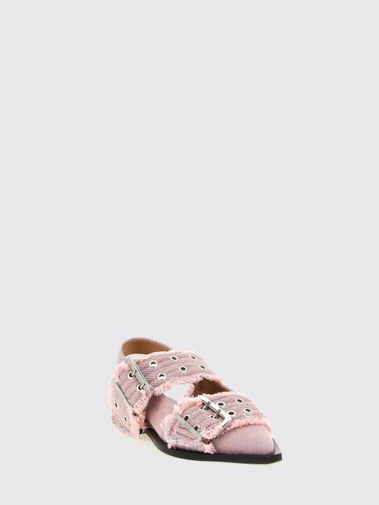 26SS 가니 플랫 슈즈 B1020097 05C Pink - GANNI