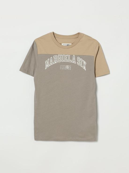 26SS [키즈] MM6 메종마르지엘라 티셔츠 M60980MM04I M6C48 Dove Grey