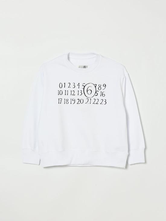 26SS [키즈] MM6 메종마르지엘라 풀오버 M61009MM02X M6100 White