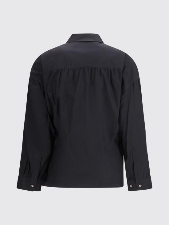 26SS 르메르 스트레이트 칼라 트위스트 셔츠 SH1141LF1500 BK998 Ink - LEMAIRE