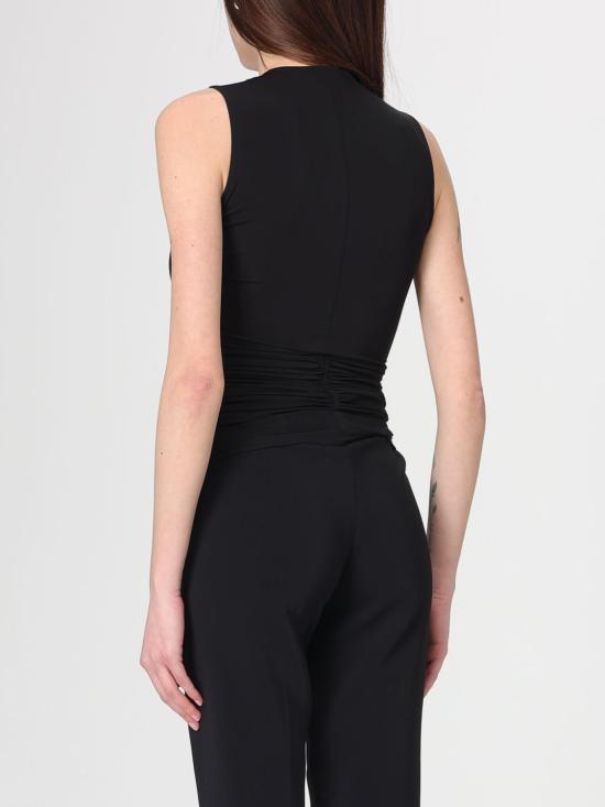 26SS 엘리자베타프랜치 민소매 티셔츠 TO03761E2 110 Black - ELISABETTA FRANCHI