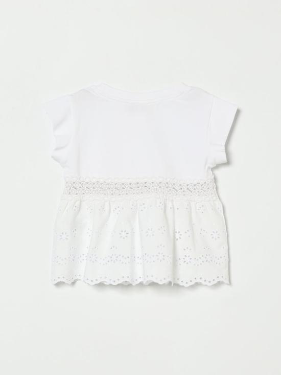 26SS [키즈] 모나리자 티셔츠 17G6047005 0099 White - MONNALISA