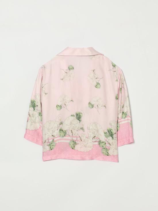 26SS [키즈] 모나리자 셔츠 71G3027668 0091 White - MONNALISA