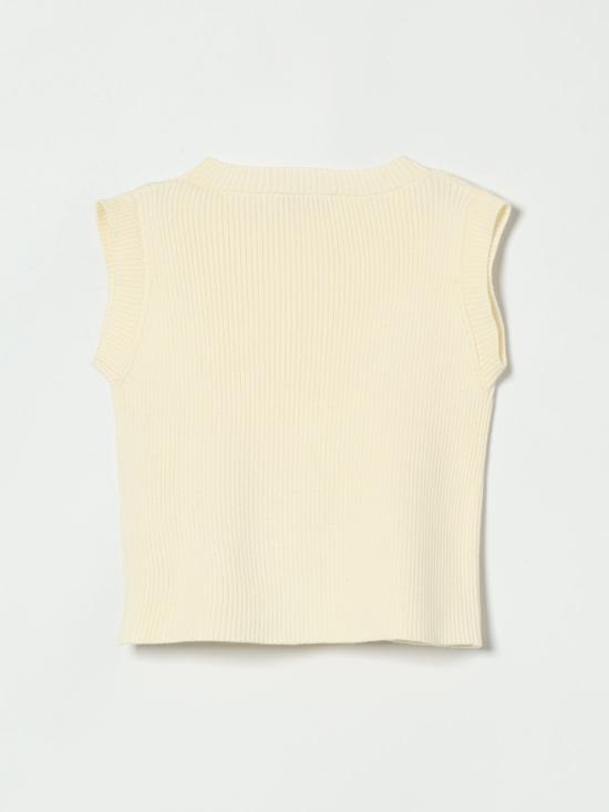 26SS [키즈] 모나리자 탑 79G6017029 0001 Yellow Cream - MONNALISA