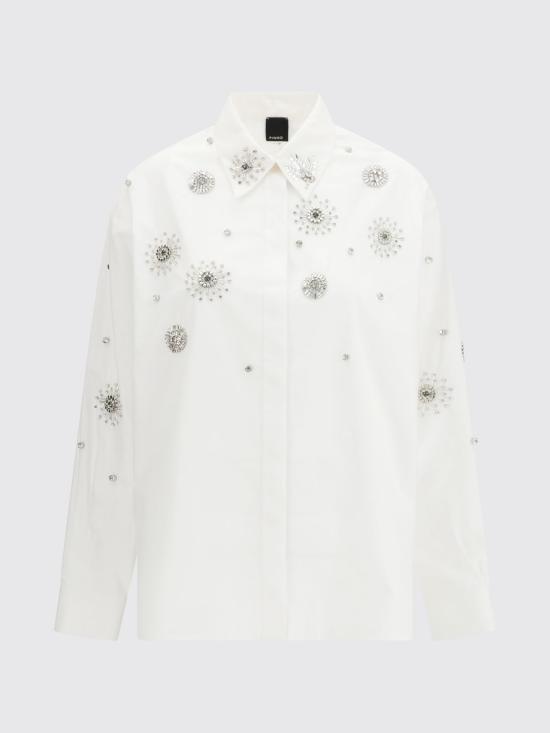 26SS 핑코 셔츠 106225A31W Z04 White - PINKO