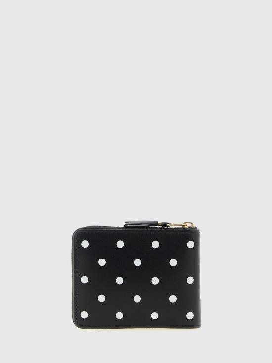 26SS 꼼데가르송 남성지갑 SA7100PD BLACK White - COMME DES GARCONS