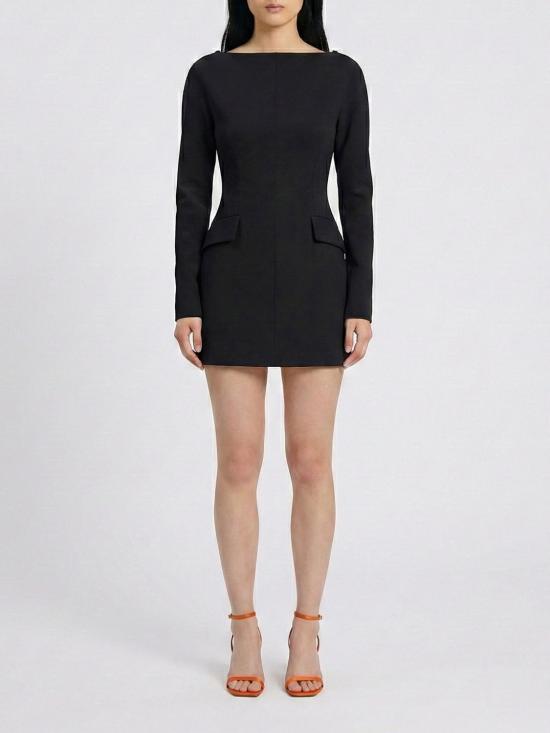26SS 스포트막스 롱 원피스 2612221021600 004 Black