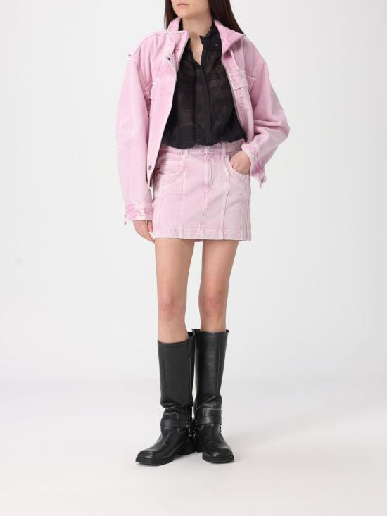 26SS 이자벨마랑에뚜왈 숏 스커트 JU0448FAD1H02E 40PK Pink - ISABEL MARANT ETOILE
