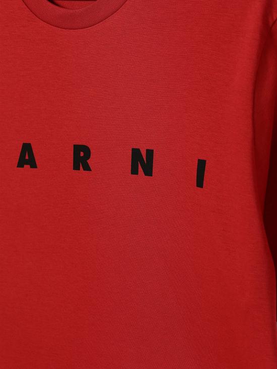 26SS [키즈] 마르니 티셔츠 M002MVM00RF 0M435 Red - MARNI