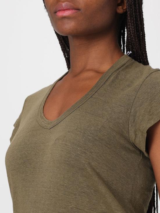 26SS 이자벨마랑에뚜왈 반팔 티셔츠 TS0014FBB1N17E 67DK Green - ISABEL MARANT ETOILE