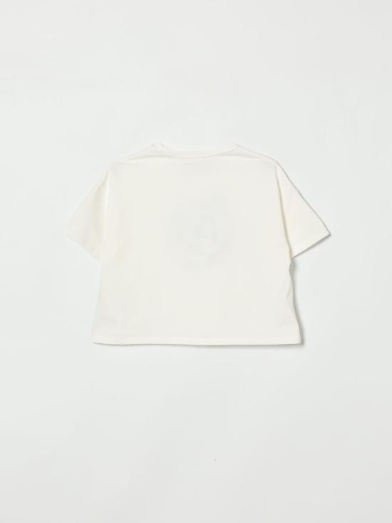 26SS [키즈] 에르마노 설비노 티셔츠 Z9G6007733 9956 White - ERMANNO SCERVINO