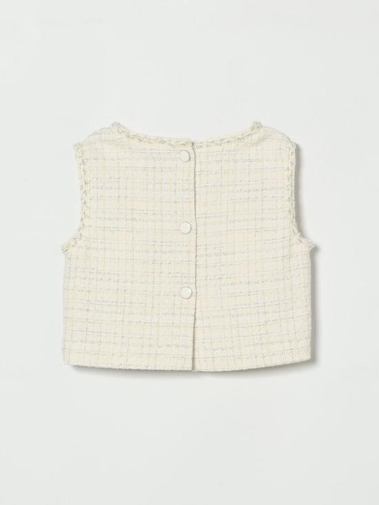 26SS [키즈] 모나리자 탑 71G3037312 0175 Yellow Cream - MONNALISA