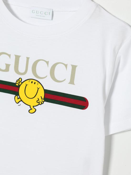 26SS [키즈] 구찌 티셔츠 575114XJHPS 9320 White - GUCCI