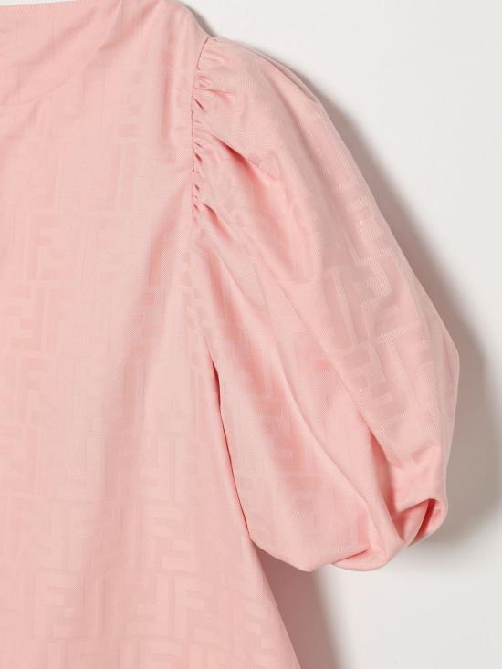 26SS [키즈] 펜디 원피스 JFB851AS64 F1UL9 Peony - FENDI