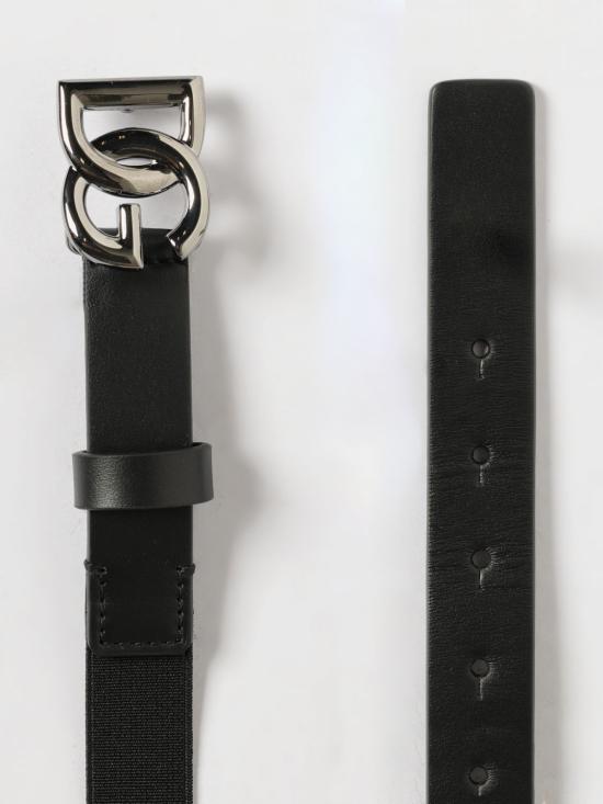 26SS [키즈] 돌체앤가바나 벨트 EC0086AQ616 80999 Black - DOLCE & GABBANA