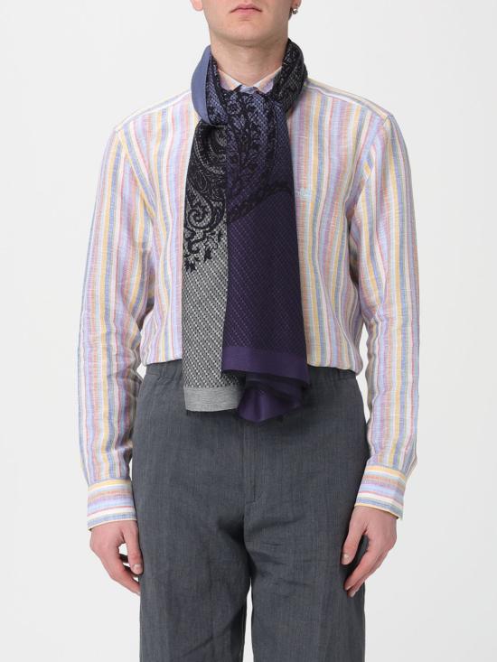 26SS 에트로 머플러/스카프 MATA0068AQ426 S9883 Blue - ETRO