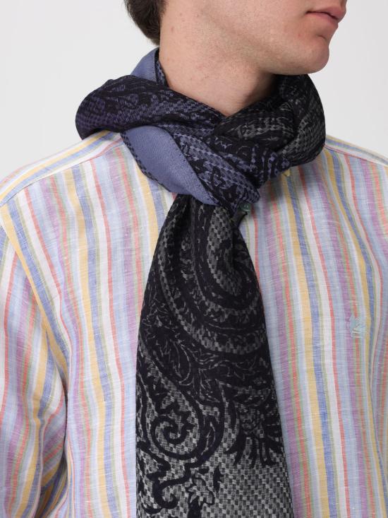 26SS 에트로 머플러/스카프 MATA0068AQ426 S9883 Blue - ETRO