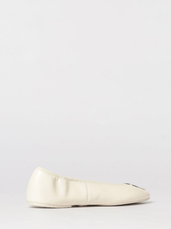 26SS 토리버치 플랫 슈즈 177201 100 Yellow Cream - TORY BURCH