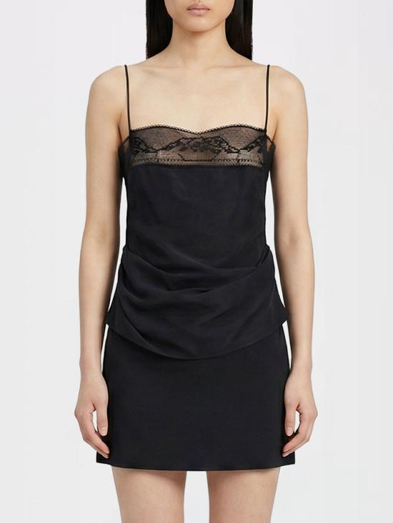 26SS 마그다뷰트림 민소매 티셔츠 220426 Black