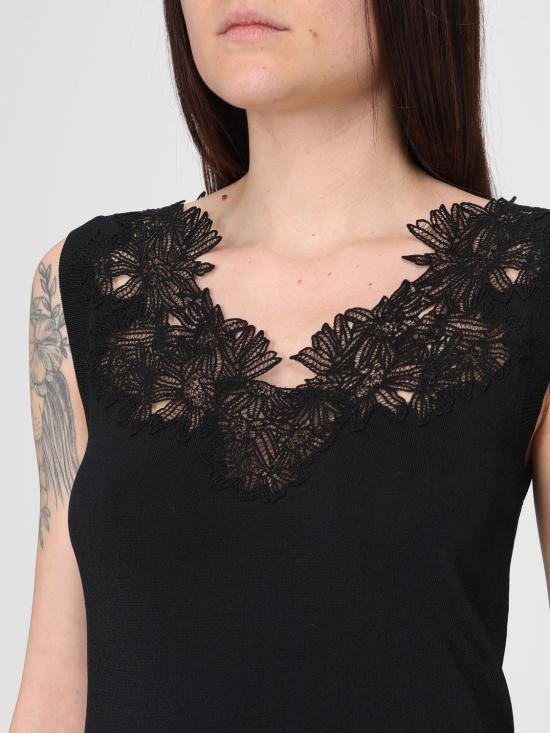 26SS 에르마노 설비노 민소매 티셔츠 D485L361APIKX 95708 Black - ERMANNO SCERVINO