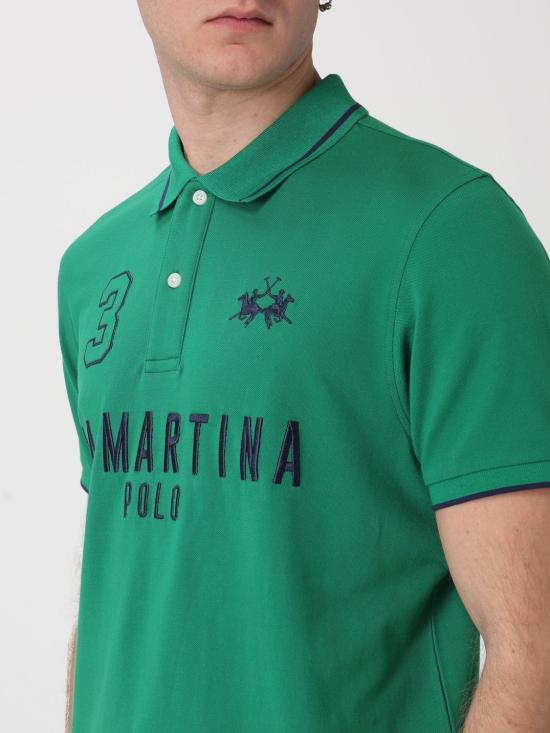 26SS 라 마티나 폴로 티셔츠 MCP320PK001 03049 Green - LA MARTINA