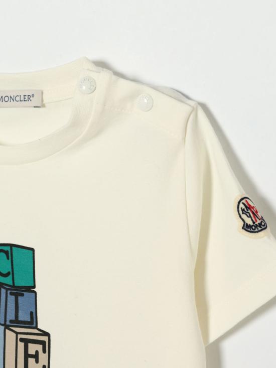 26SS [키즈] 몽클레어 티셔츠 8C0000389AUM 034 Beige - MONCLER