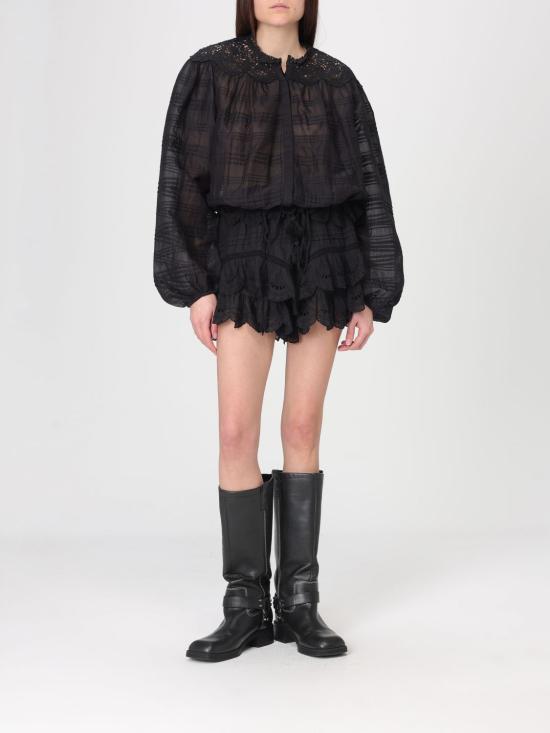 26SS 이자벨마랑에뚜왈 셔츠 HT0767FAD1J05E 01BK Black - ISABEL MARANT ETOILE