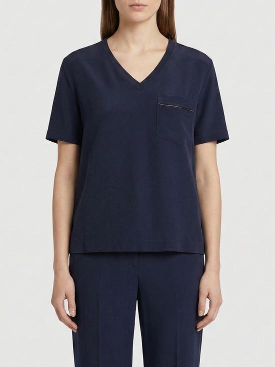 26SS 파비아나 필리피 반팔 티셔츠 TPD266F283L780 5146 Blue