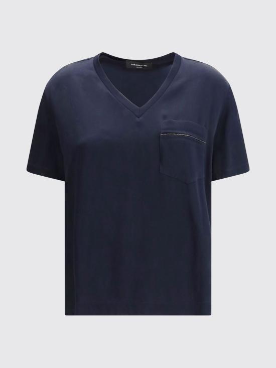 26SS 파비아나 필리피 반팔 티셔츠 TPD266F283L780 5146 Blue - FABIANA FILIPPI