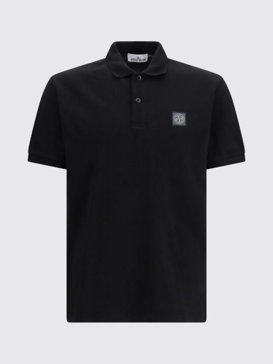 26SS 스톤 아일랜드 폴로 티셔츠 2200011S0039 V0029 Black - STONE ISLAND