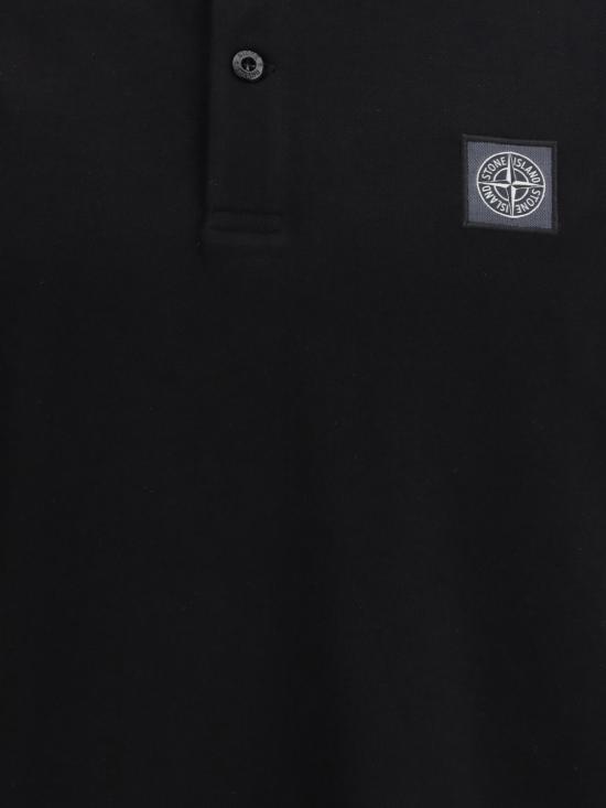 26SS 스톤 아일랜드 폴로 티셔츠 2200011S0039 V0029 Black - STONE ISLAND