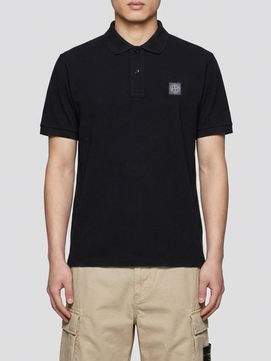 26SS 스톤 아일랜드 폴로 티셔츠 2200011S0039 V0029 Black