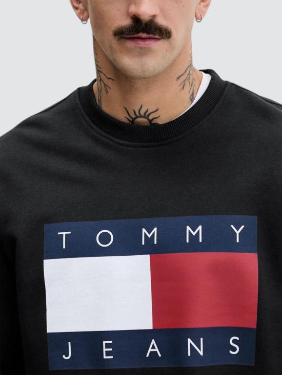 26SS 토미진 긴팔 티셔츠 DM0DM22643 BDS Black - TOMMY JEANS