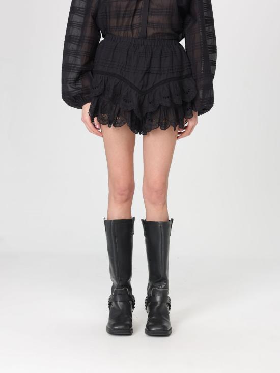 26SS 이자벨마랑에뚜왈 숏 스커트 SH0021FED1J05E 01BK Black
