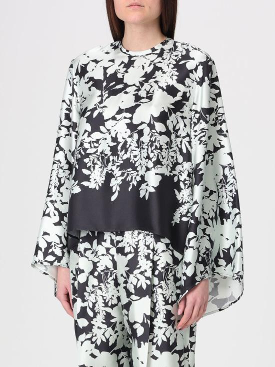 26SS 아뇨나 긴팔 티셔츠 TT1101 S4064 091 Black - AGNONA