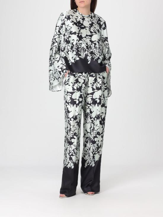 26SS 아뇨나 긴팔 티셔츠 TT1101 S4064 091 Black - AGNONA