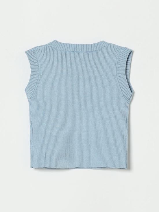 26SS [키즈] 모나리자 탑 79G6017029 0058 Gnawed Blue - MONNALISA