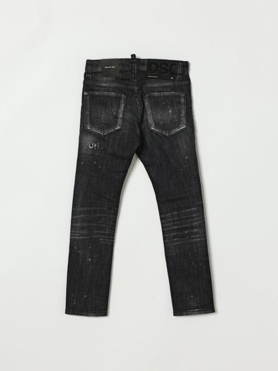 26SS [키즈] 디스퀘어드2 진 DQ0236D0AFY DQ02 Black - DSQUARED2