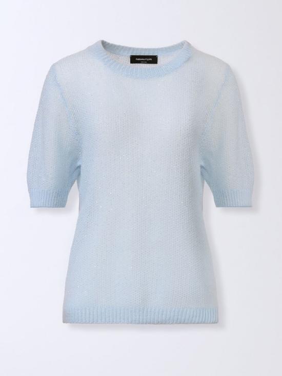 26SS 파비아나 필리피 스웨터 MAD266F131L795 5154 Blue - FABIANA FILIPPI