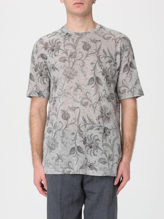 26SS 에트로 반팔 티셔츠 MRMA0002AKG34 S8290 Grey