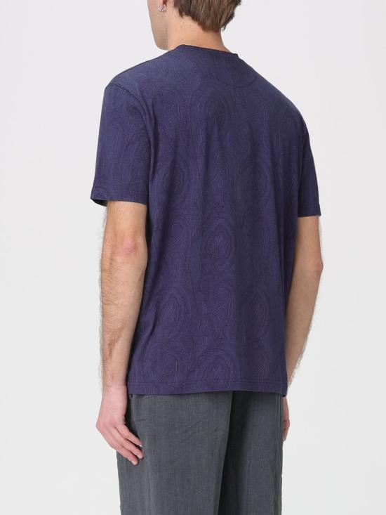 26SS 에트로 반팔 티셔츠 MRMA0002AKG31 B0065 Blue - ETRO