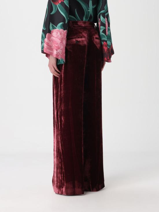 26SS 라 더블제이 팔라초 팬츠 TRO0135VEL019SOLID RE02 Red - LA DOUBLEJ