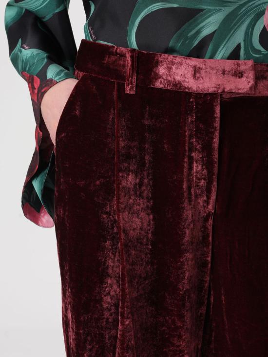 26SS 라 더블제이 팔라초 팬츠 TRO0135VEL019SOLID RE02 Red - LA DOUBLEJ